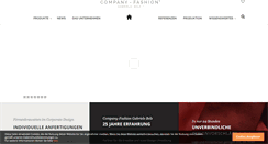 Desktop Screenshot of company-fashion.de